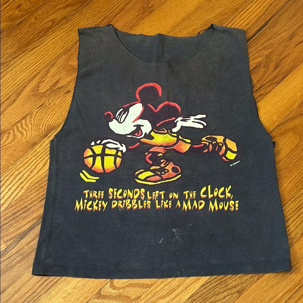 Vintage Mickey Mouse Graphic Tank Top